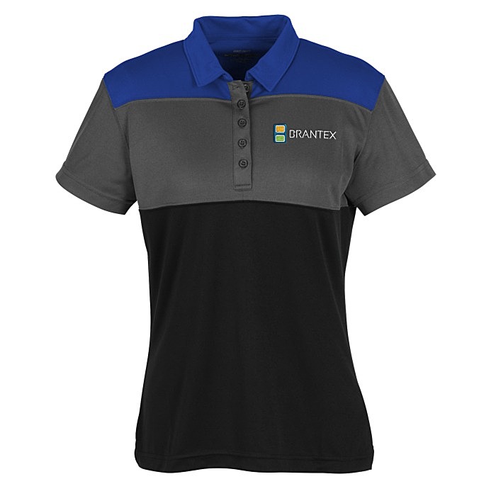 Custom Buffalo Colourblock Performance Polo - Ladies' - 24 hr
