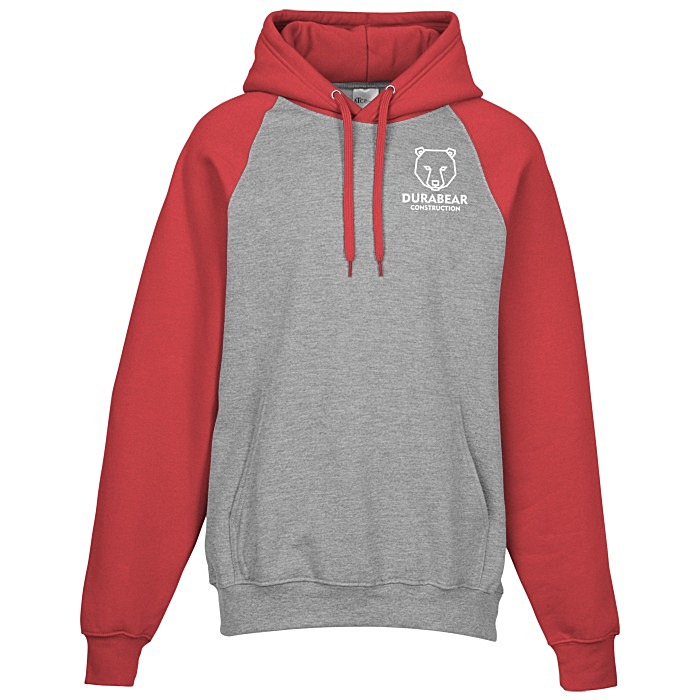 Custom Everyday Fleece Two-Tone Hooded Sweatshirt - Screen