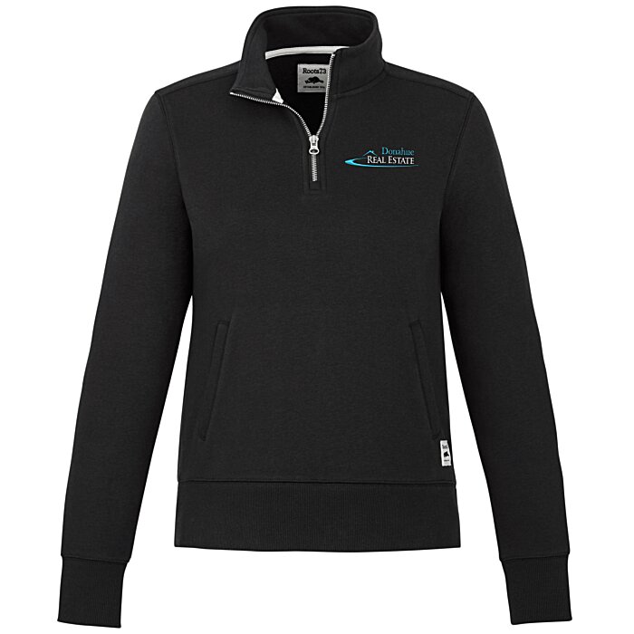 Custom Roots73 PaddleCreek 1/4-Zip Fleece Pullover - Ladies'