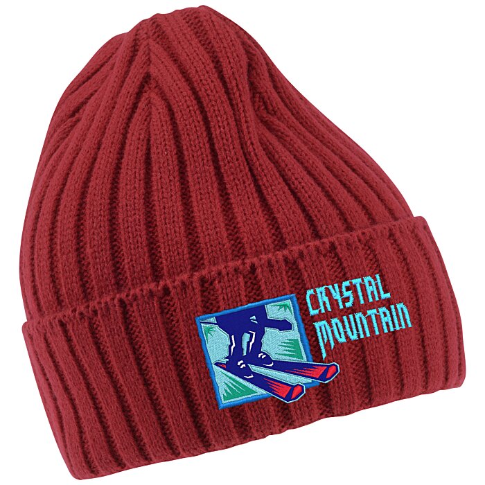 Custom Astana Rib Knit Cuffed Toque - 24 hr