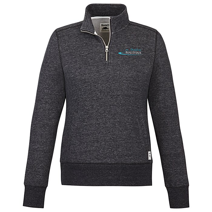 Custom Roots73 PaddleCreek 1/4-Zip Fleece Pullover - Ladies' - 24 hr