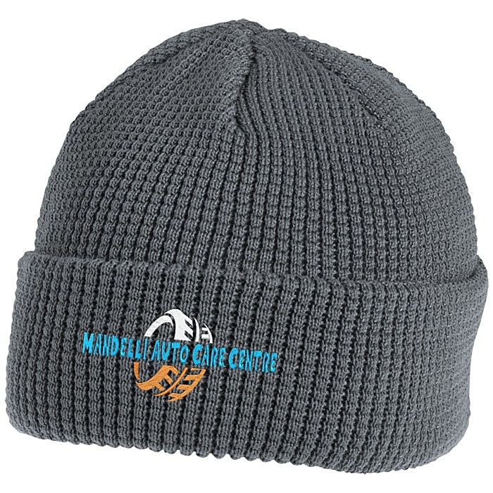Custom Harbour Waffle Knit Cuff Toque