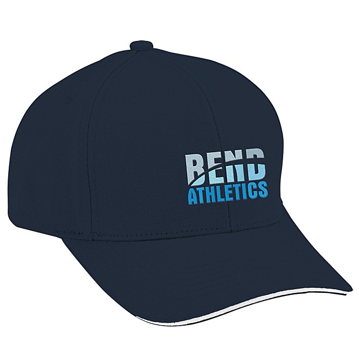 Custom Split Peak Chino Twill Cap - 24 hr