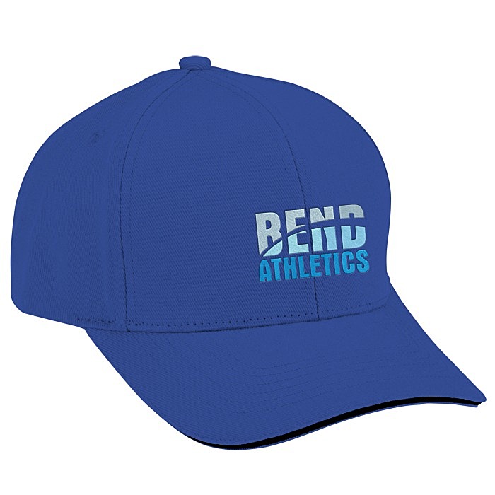 Custom Split Peak Chino Twill Cap - 24 hr