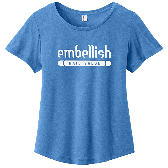 Custom Allmade Tri-Blend Scoop Neck T-Shirt - Ladies'