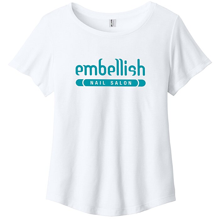 Custom Allmade Tri-Blend Scoop Neck T-Shirt - Ladies'
