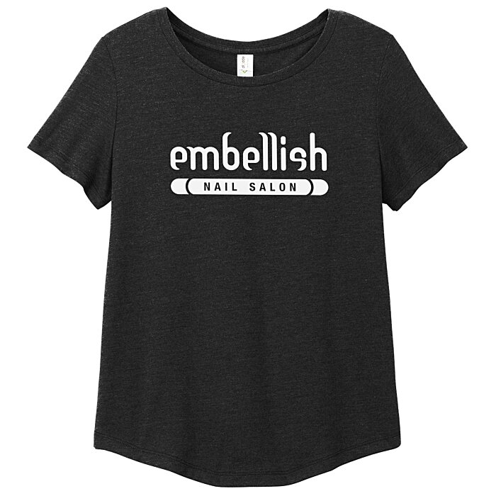 Custom Allmade Tri-Blend Scoop Neck T-Shirt - Ladies'
