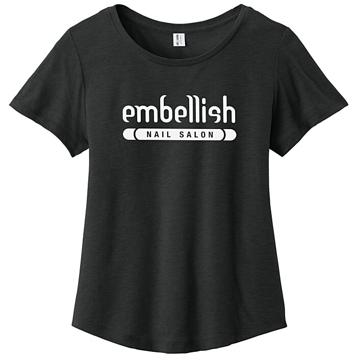 Custom Allmade Tri-Blend Scoop Neck T-Shirt - Ladies'