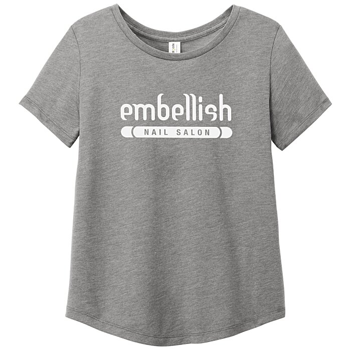 Custom Allmade Tri-Blend Scoop Neck T-Shirt - Ladies'