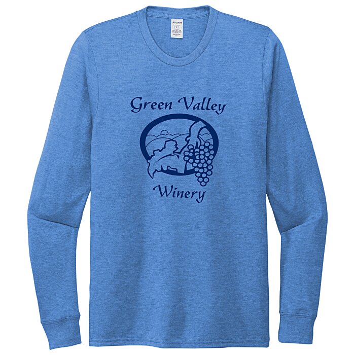 Custom Allmade Tri-Blend Long Sleeve T-Shirt - Men's