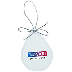 Custom Jade Crystal Ornament - Teardrop - Full Colour