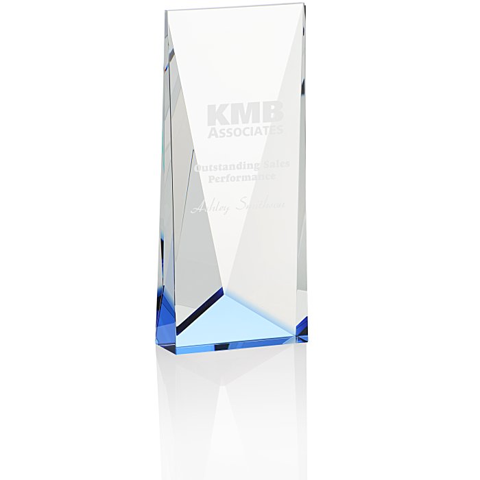 Custom Accent Crystal Tower Award