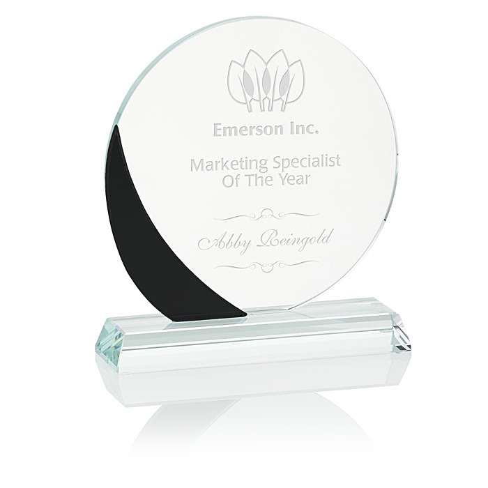 Custom Excel Starfire Award - 6 inches