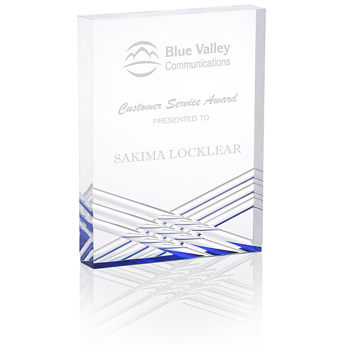 Custom Chestham Acrylic Award - 8 inches