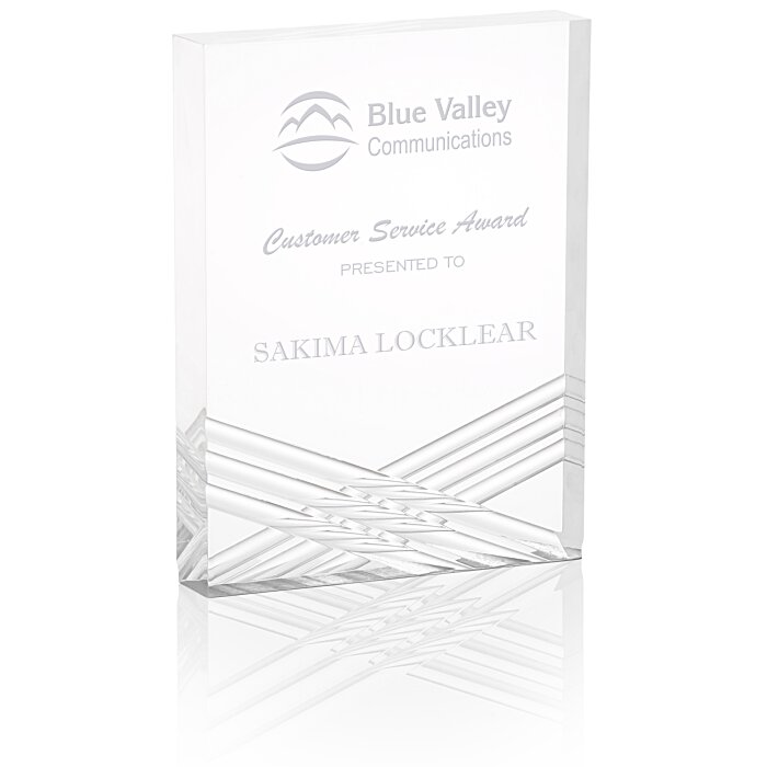 Custom Chestham Acrylic Award - 9 inches