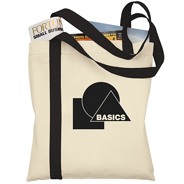Custom Striped Economy Tote
