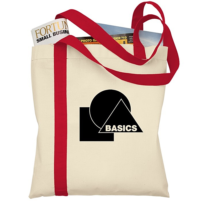 Custom Striped Economy Tote