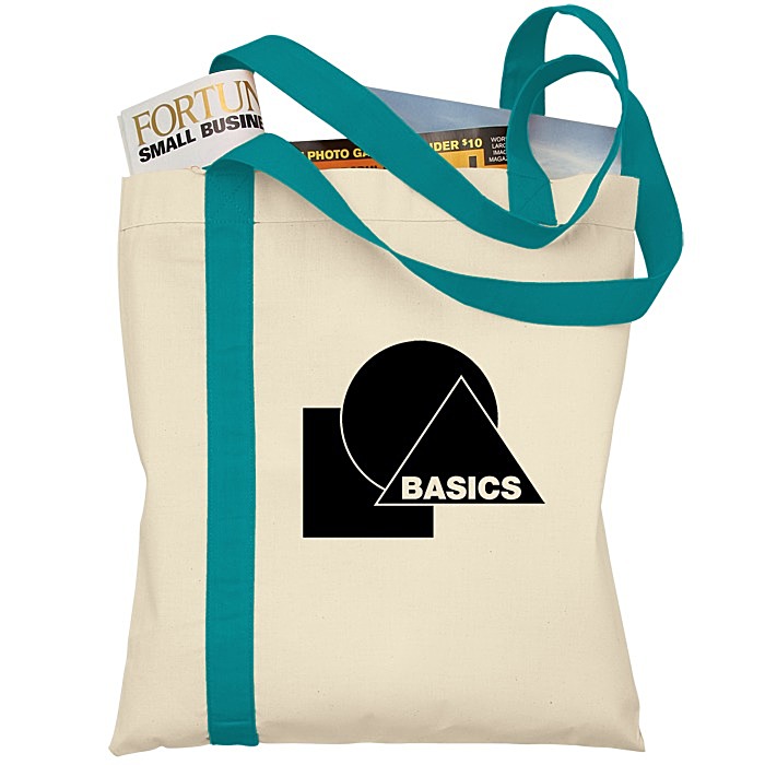 Custom Striped Economy Tote