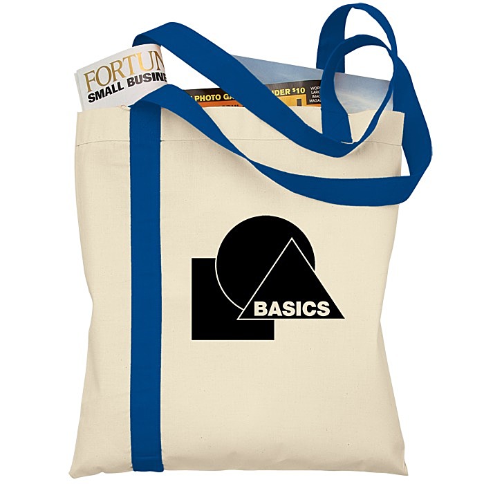 Custom Striped Economy Tote