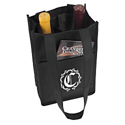 Custom Non-Woven Two Bottle Bag - 24 hr