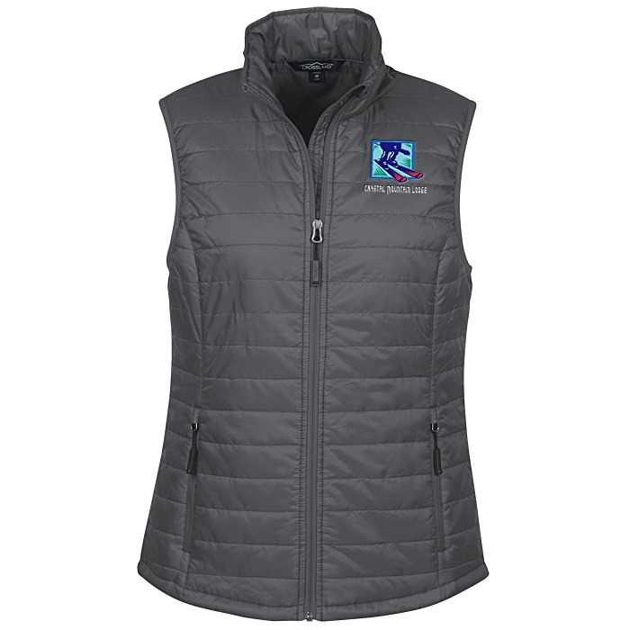 Custom Crossland Packable Puffer Vest - Ladies' - 24 hr