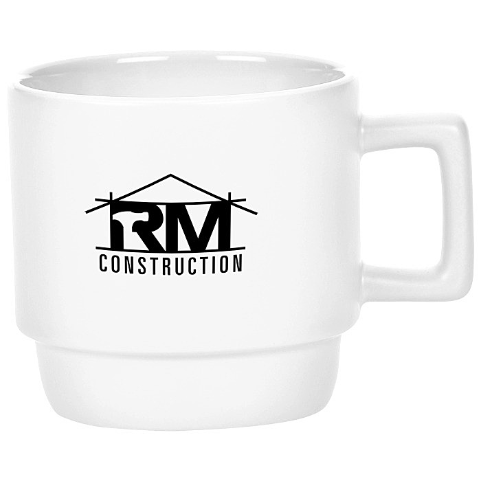 Custom Totem Stackable Coffee Mug - 12 oz - 24 hr