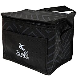 Custom Tonal Zig Zag Accent Lunch Cooler