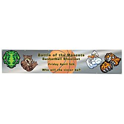 Custom Value Outdoor Banner - 2 feet x 10 feet - 24 hr