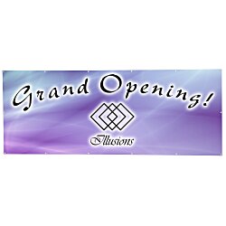 Custom Value Outdoor Banner - 4 feet x 10 feet - 24 hr
