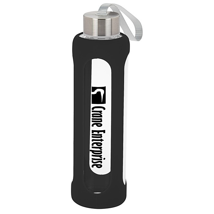 Custom Pure Glass Water Bottle - 17 oz
