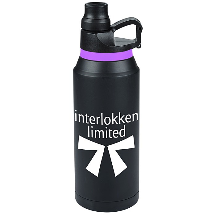 Custom Sahara Stainless Vacuum Bottle - 32 oz - 24 hr