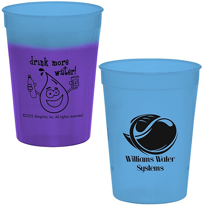 Custom Super Kid Mood Stadium Cup - 12 oz - Healthy Habits
