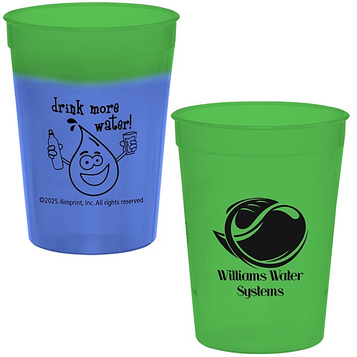 Custom Super Kid Mood Stadium Cup - 12 oz - Healthy Habits