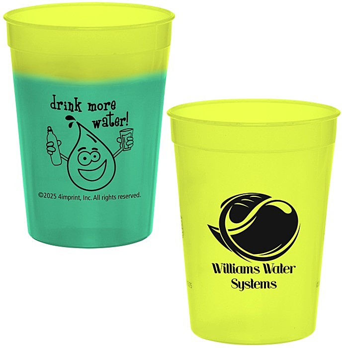 Custom Super Kid Mood Stadium Cup - 12 oz - Healthy Habits
