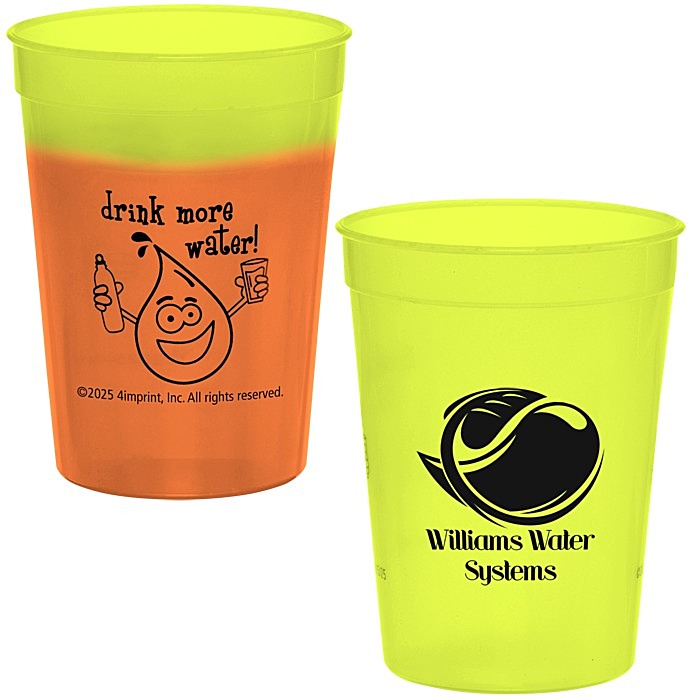 Custom Super Kid Mood Stadium Cup - 12 oz - Healthy Habits