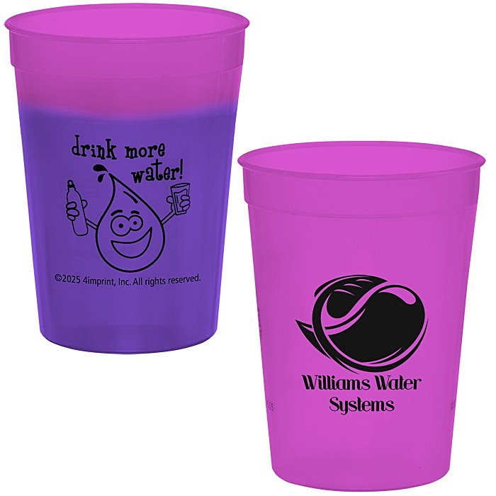 Custom Super Kid Mood Stadium Cup - 12 oz - Healthy Habits