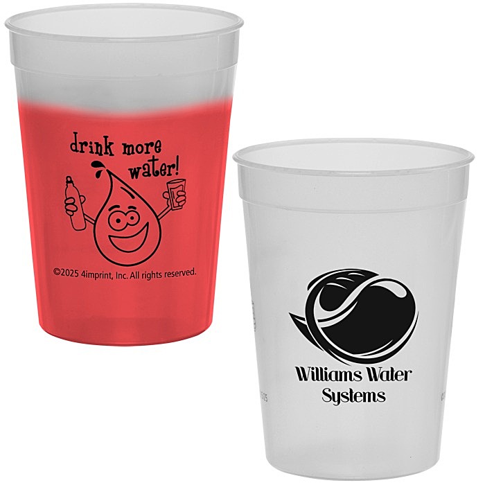 Custom Super Kid Mood Stadium Cup - 12 oz - Healthy Habits