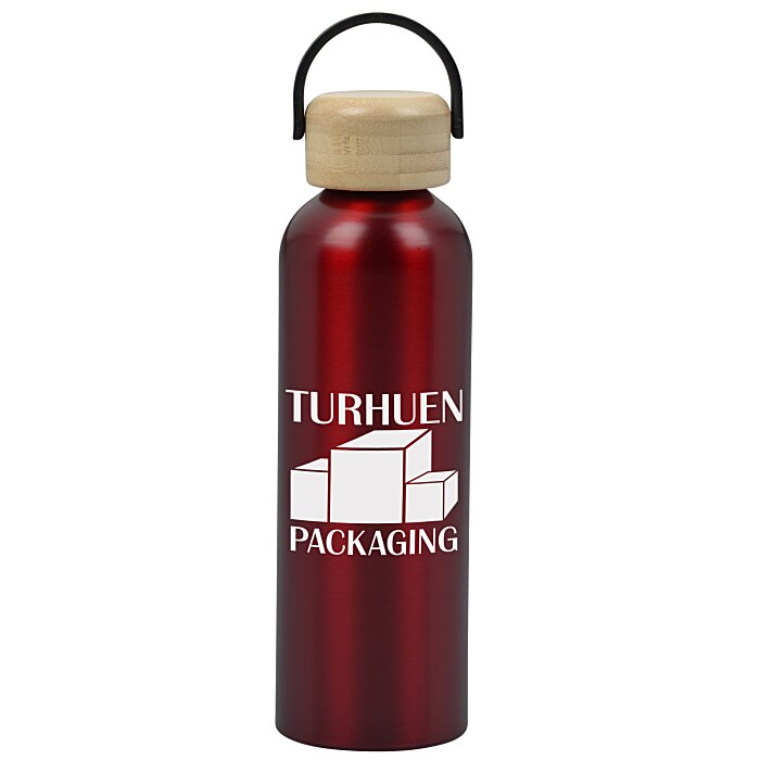 Custom Greenstone Aluminum Bottle - 24 oz - 24 hr