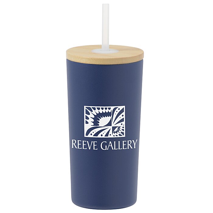 Custom Wren Vacuum Tumbler with Straw - 17 ounces - Closeout