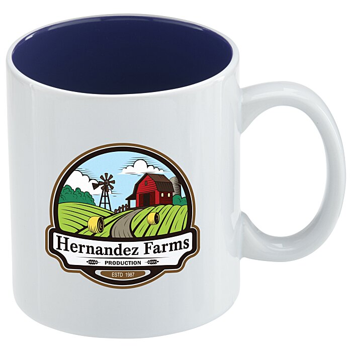 Custom Cabano Mug - 15 oz - Full Colour