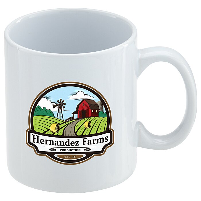 Custom Cabano Mug - 15 oz - Full Colour