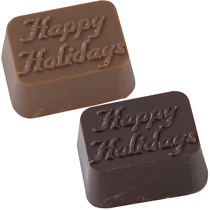 Custom Chocolate Bites - 12-Piece - Gold Box