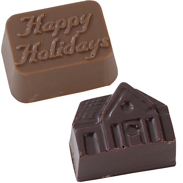 Custom Chocolate Bites - 12-Piece - Gold Box