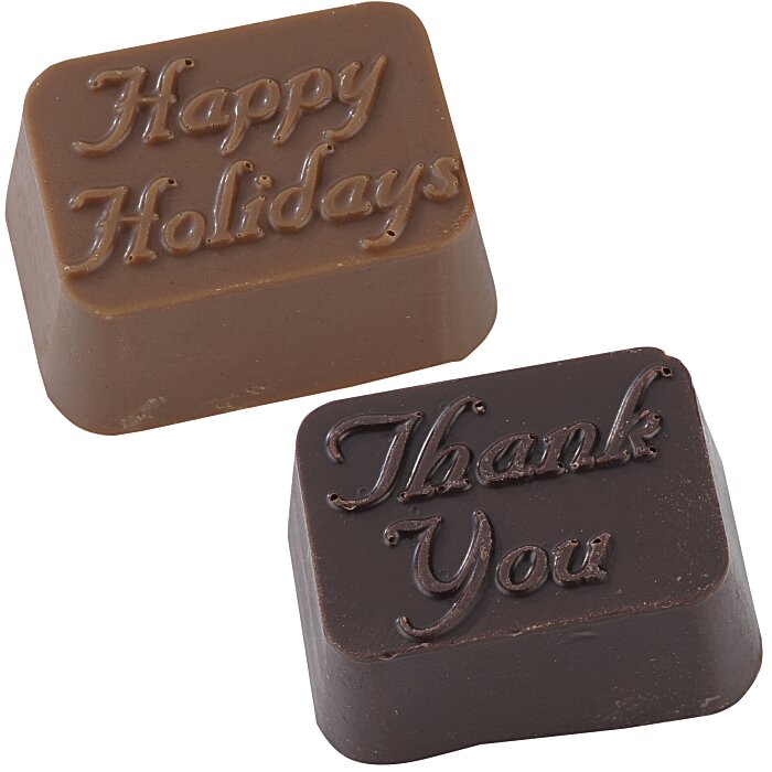 Custom Chocolate Bites - 32-Piece - Gold Box