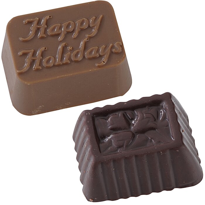 Custom Chocolate Bites - 32-Piece - Gold Box