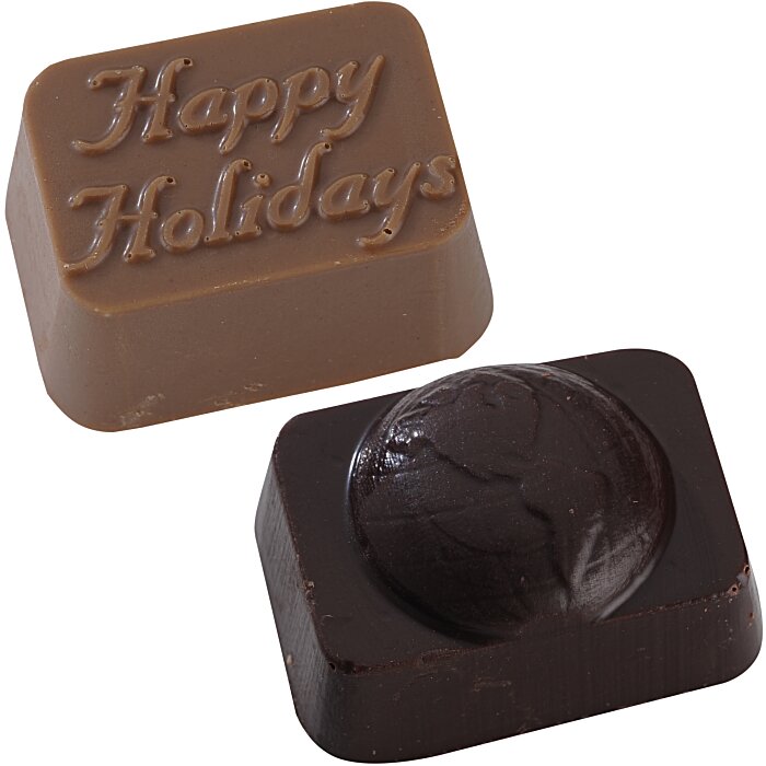 Custom Chocolate Bites - 32-Piece - Gold Box