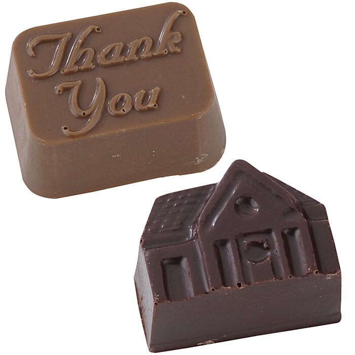 Custom Chocolate Bites - 32-Piece - Gold Box