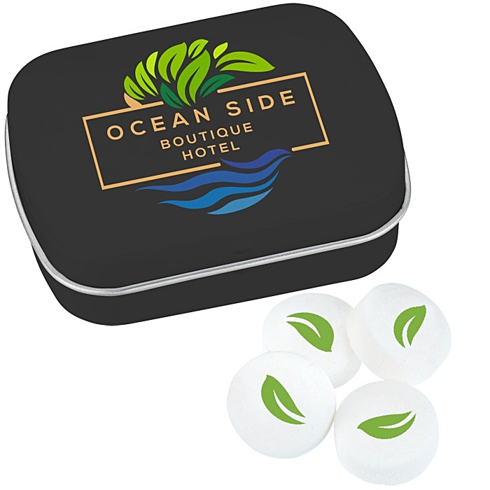 Custom Mint Tin with Imprinted Mints