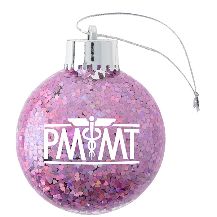 Custom Confetti Ornament - Heart