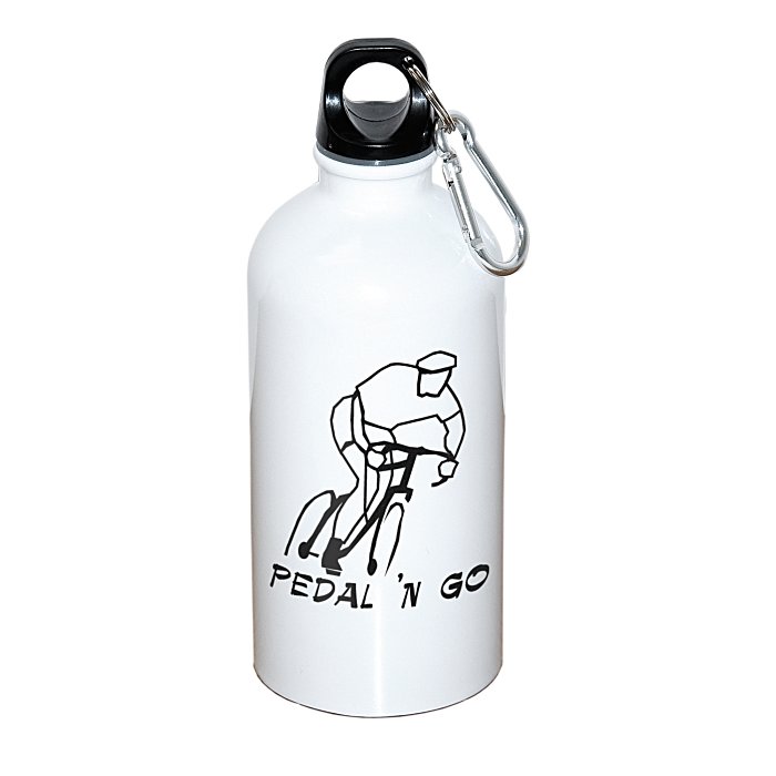 Custom Carabiner Stainless Steel Water Bottle - 16 oz. - 24 hr